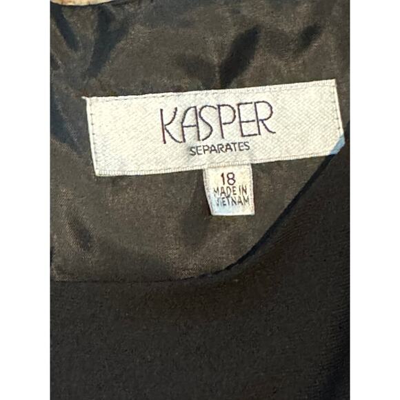NWT, KASPER black dress,  Womens size 18 - Picture 3 of 9